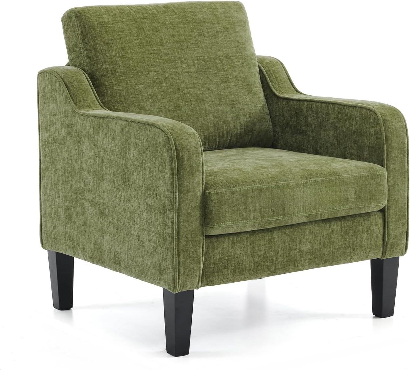 Olive Green Accent Chair, Upholstered Armchair for Living Room - Image 10