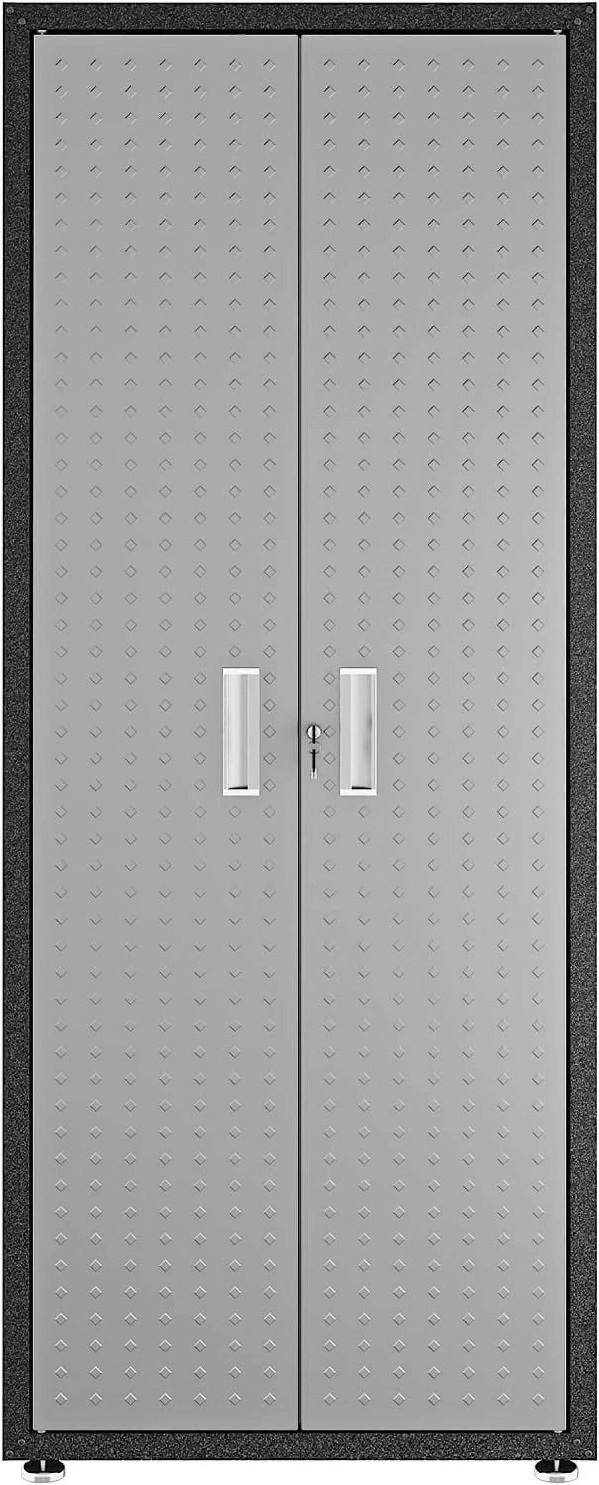 Manhattan Comfort Fortress Standing Cabinet Storage, Black/Gray - Image 12