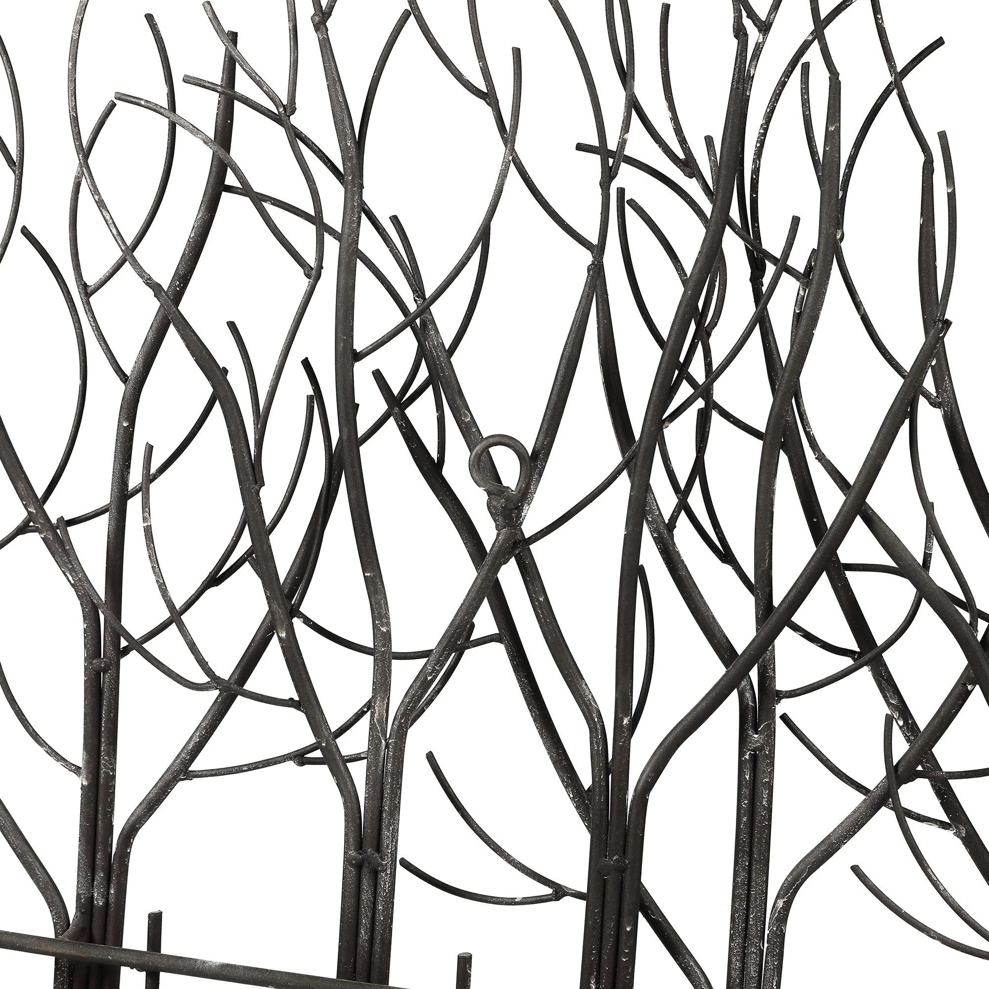 Black Metal Tree Wall Decor, Modern Forest Design Wall Art Sculpture for Living Room, Bedroom and Home Decoration - Image 12