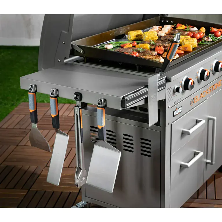4-Burner 36" Griddle Cooking Station with Hood - Image 3