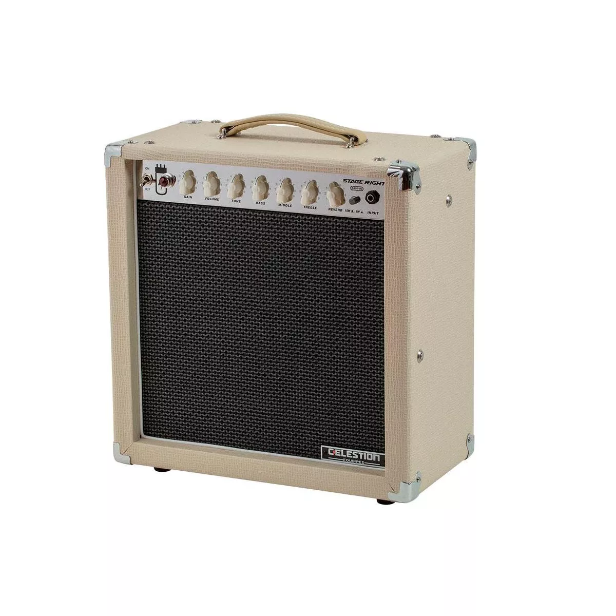 15-Watt 1x12 Guitar Combo Tube Amplifier with Speaker and Spring Reverb