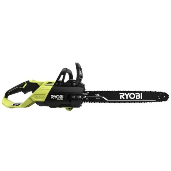 18 40V Cordless Chainsaw Kit with Battery& Charger, Green - Image 4
