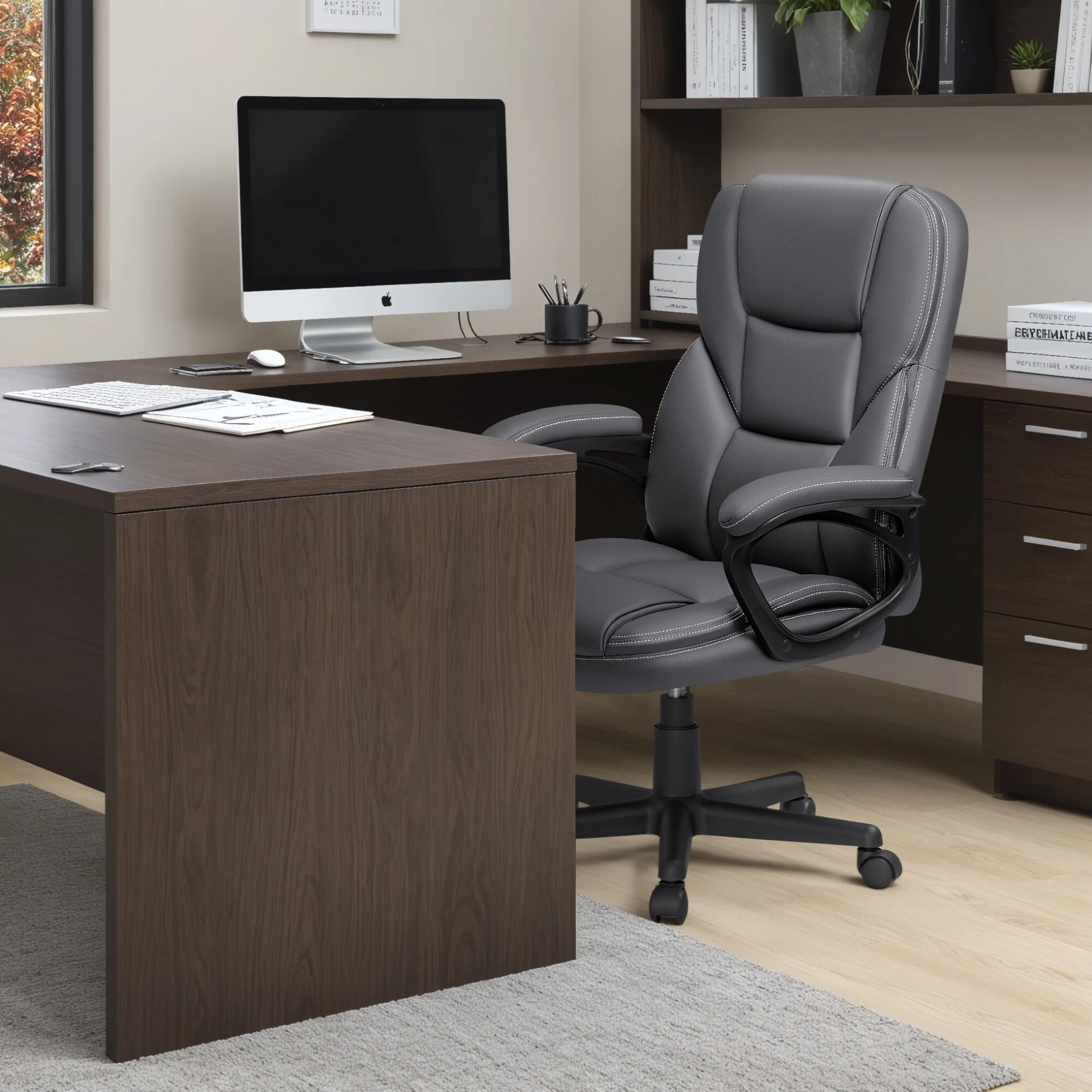 High Back Executive Office Chair, Ergonomic Computer Desk Chair for Home and Office - Image 21