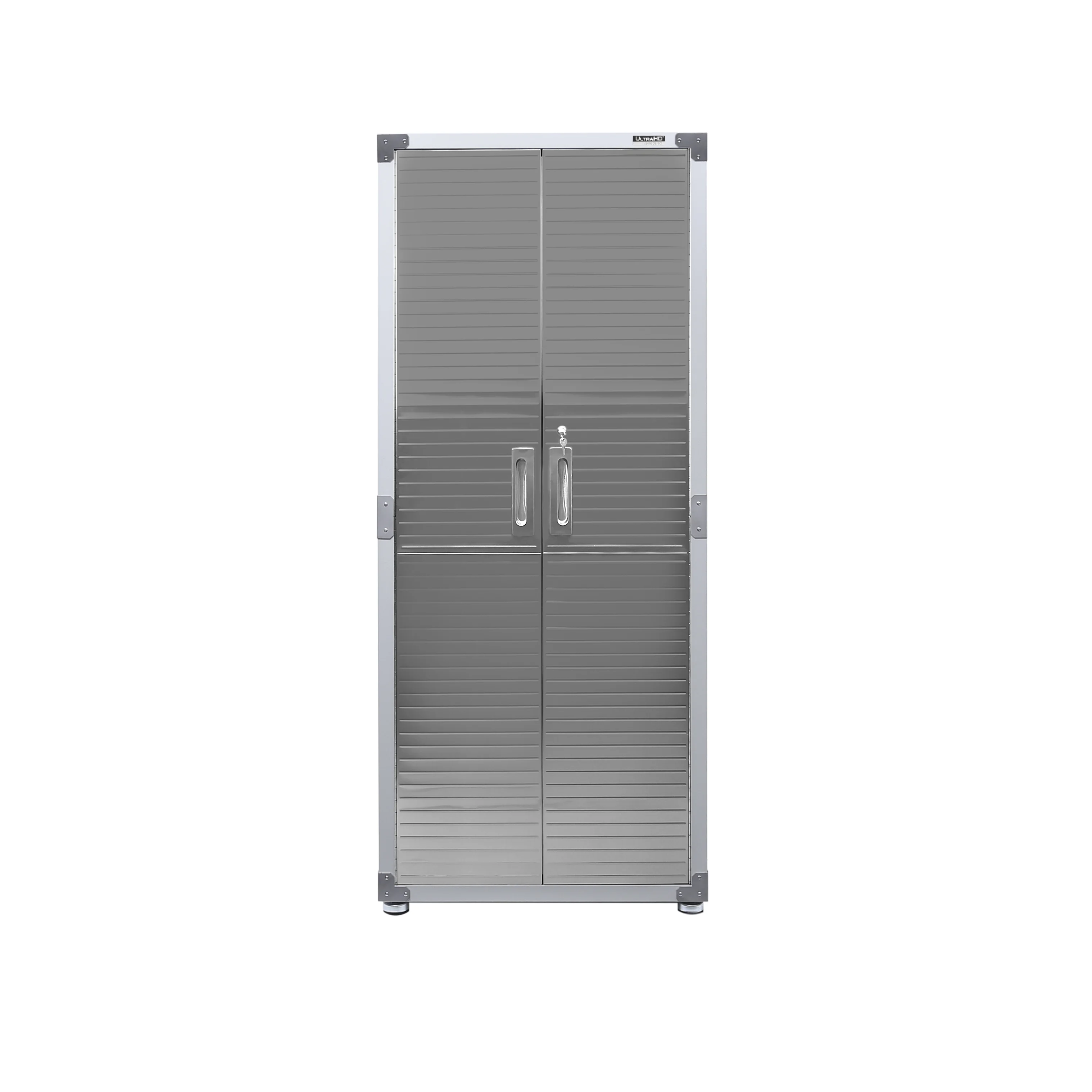 Seville Classics UltraHD? Steel Body Lockable Storage Cabinet Organizer Locker Shelving Unit, Graphite, 30" W x 18" D x 72" H - Image 17
