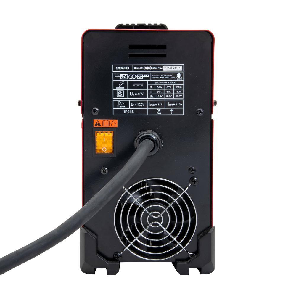 90i FC Flux-Cored Wire Feeder Welder (No Gas) K5255-1 Configuration B - Image 10