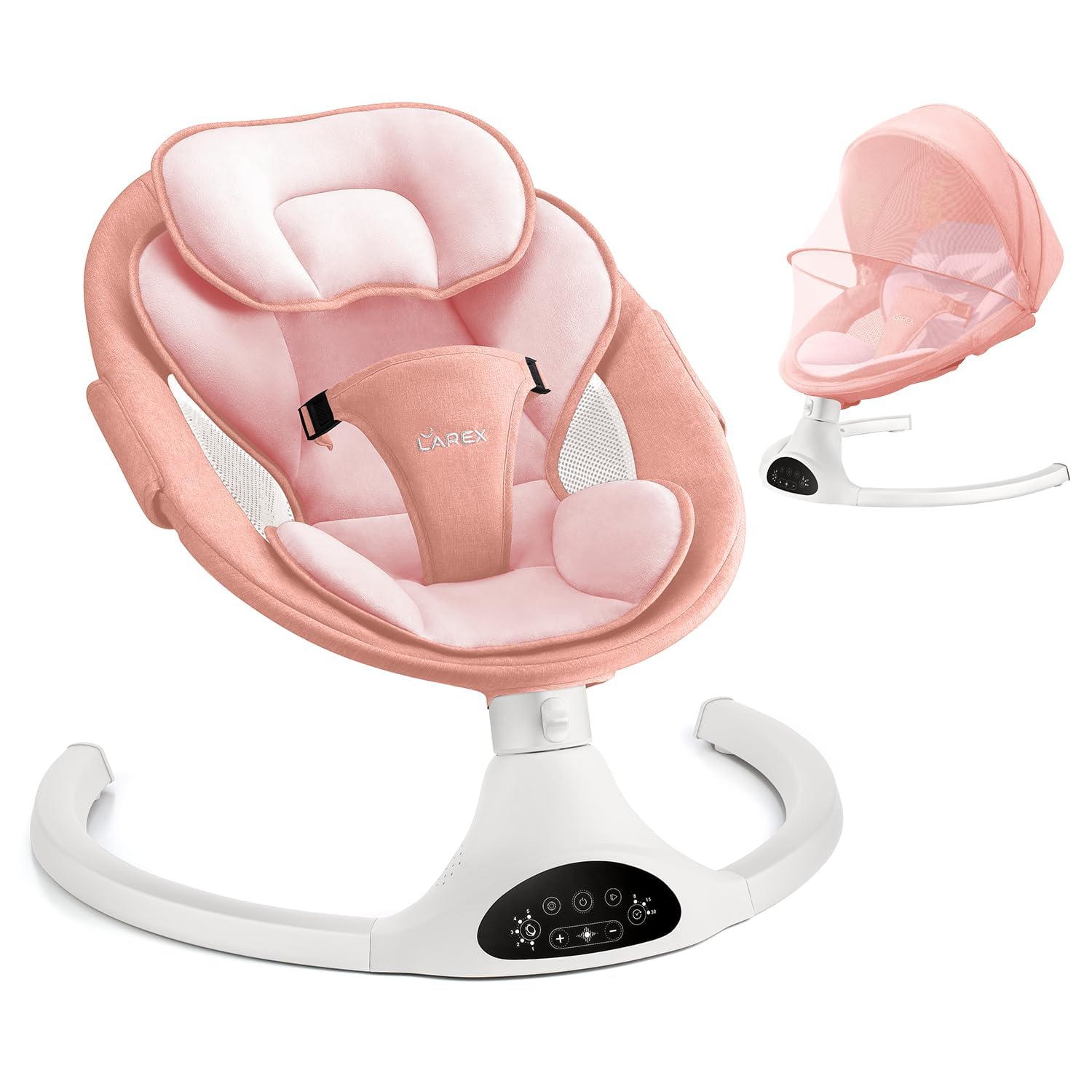 Baby Swing for Infants to Toddler with Remote Control & Bluetooth - Image 4