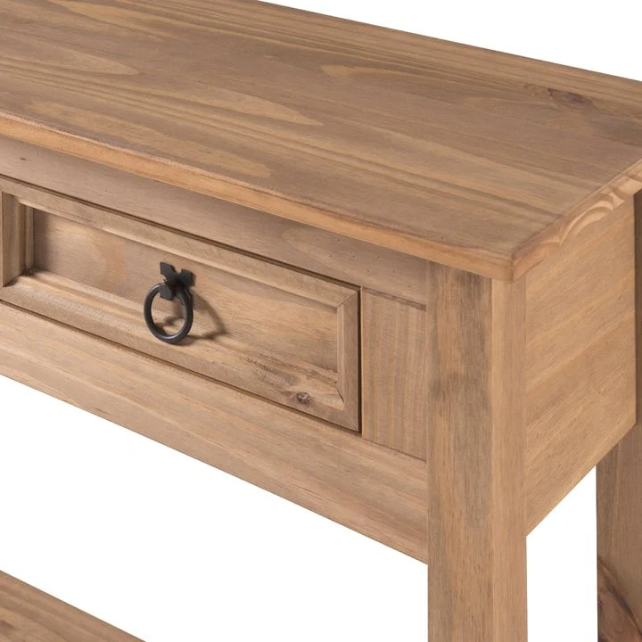 Wood Console Table with 3 Drawers, Entryway Hallway Storage and Display Table for Home - Image 5