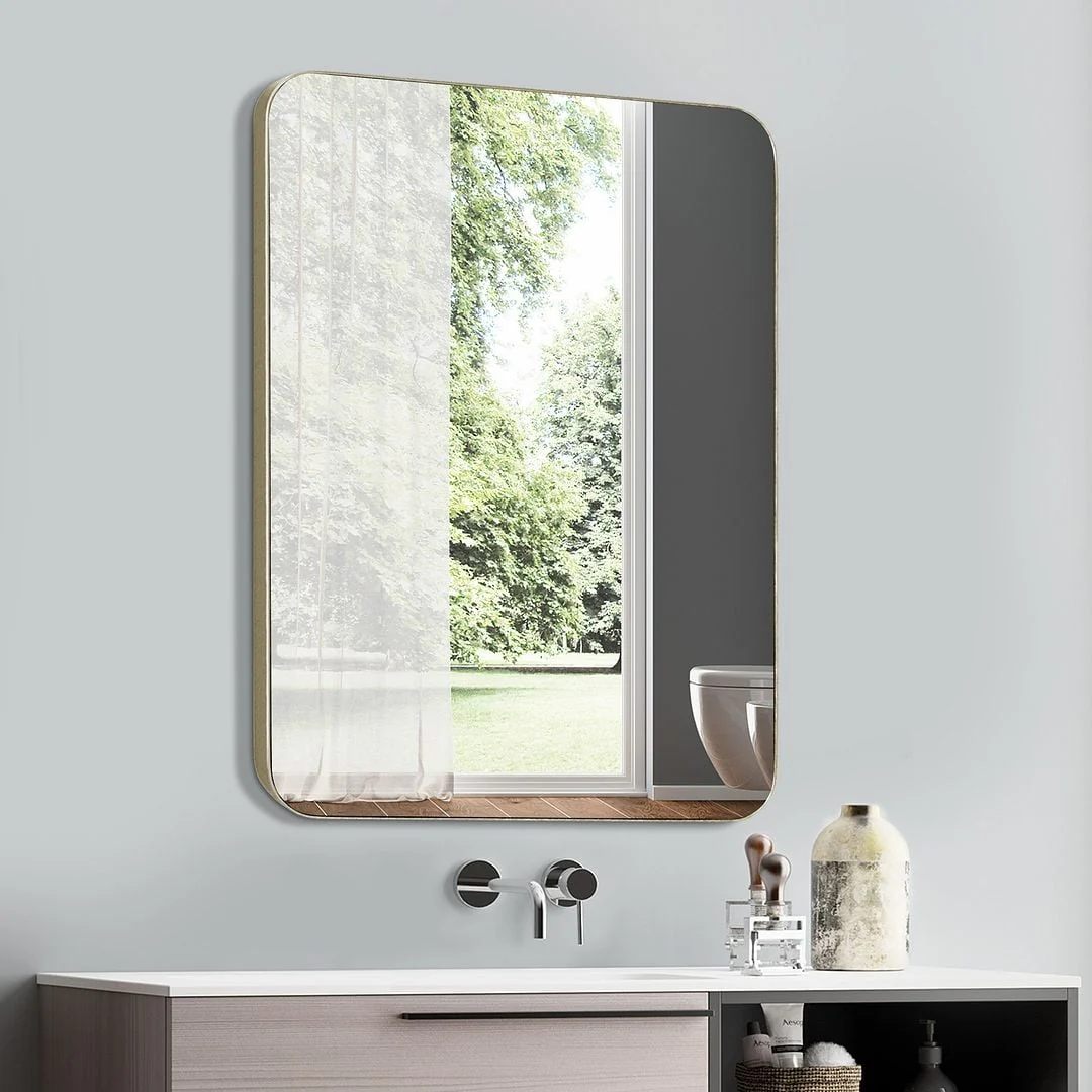 Metal Venetian Wall Mounted Mirror, Decorative Vintage Style Hanging Mirror for Living Room, Bedroom and Entryway - Image 3