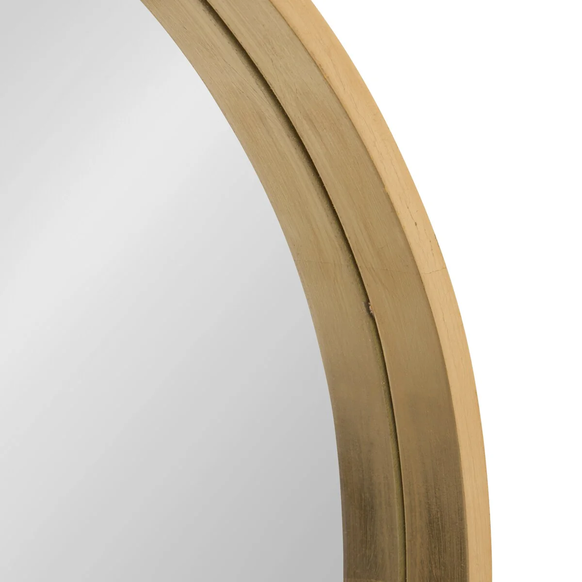 Round Wood Accent Wall Mirror, Modern Decorative Wooden Frame Mirror for Living Room, Bedroom and Entryway - Image 93