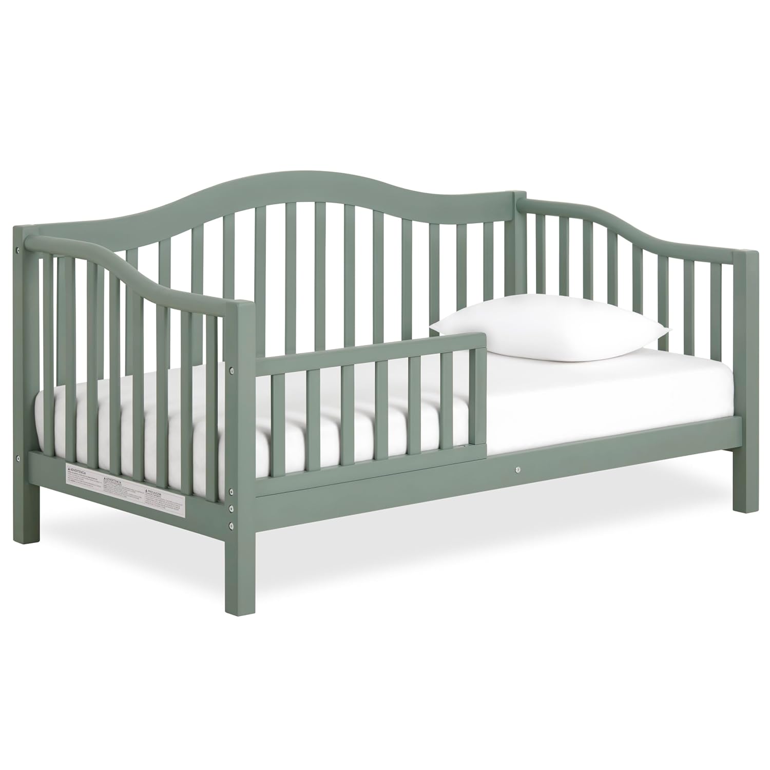 Wooden Toddler Day Bed for Kids, White - Image 3