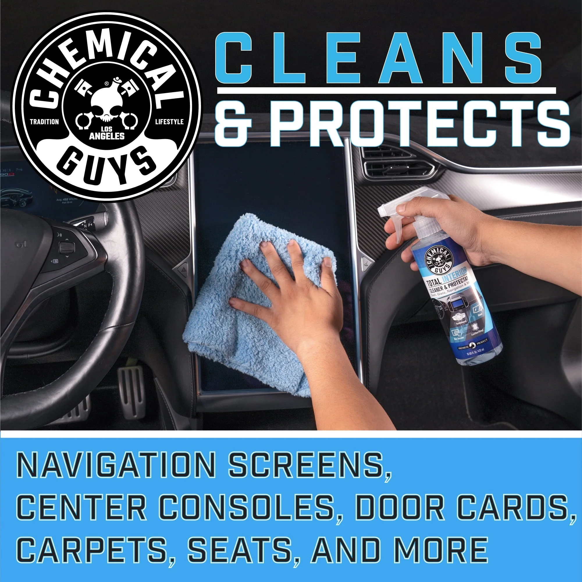 Chemical Guys Professional Wash & Shine Car Cleaning Kit (7 Essential Products) - Image 7