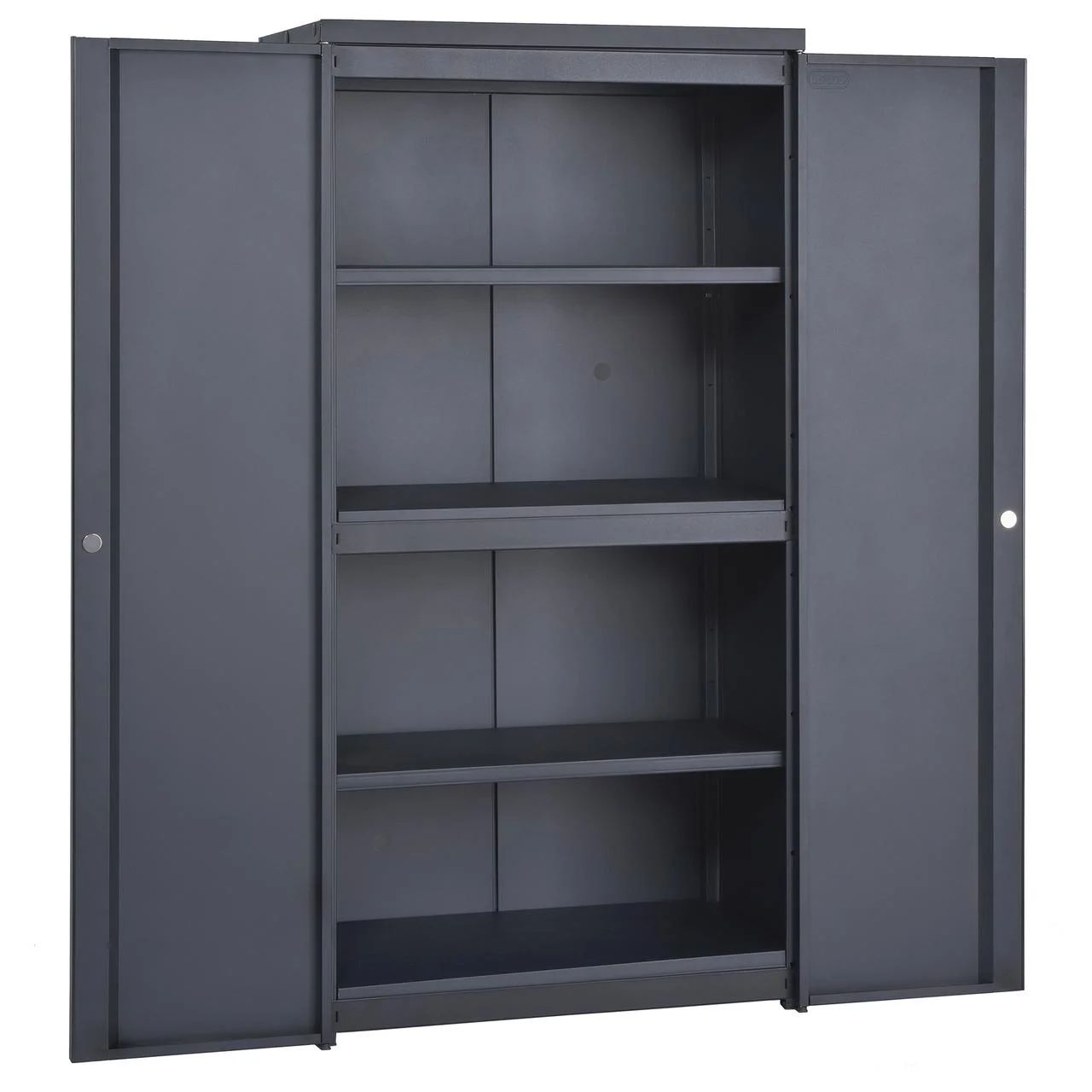 Edsal 28"W x 14"D x 26"H Garage Wall Mount Storage Cabinet, Black - Image 11