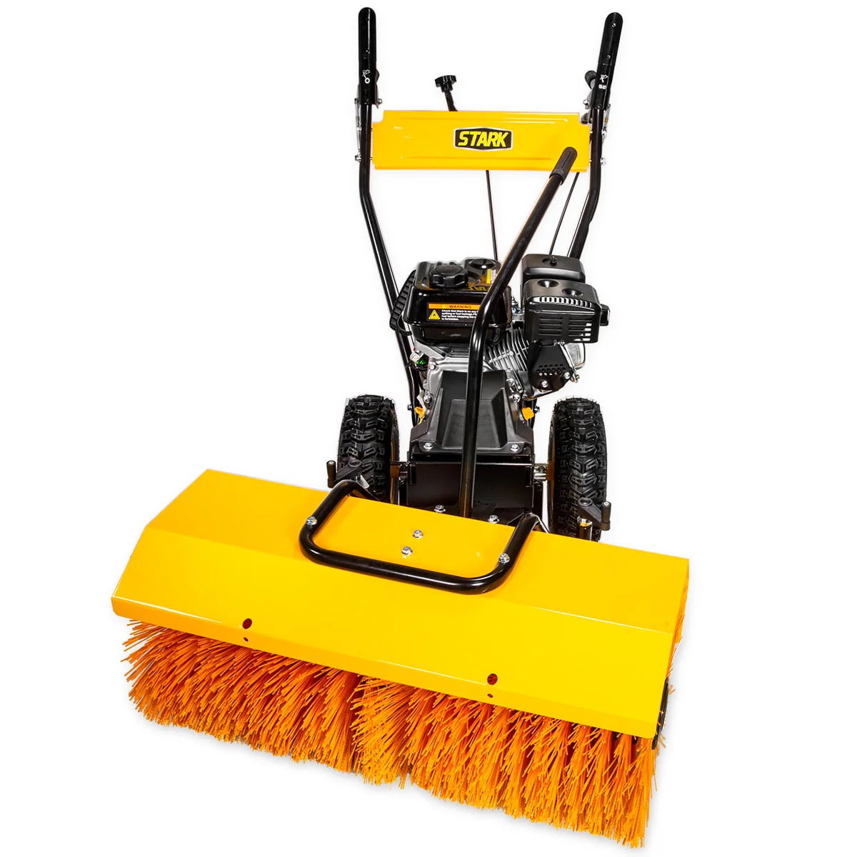 Stark 31" Walk Behind Gas Power Sweeper Dirt Debris Cleaning Path 196cc 7HP Gas Engine - for Leaves, Dirt, and Gravel - Image 2