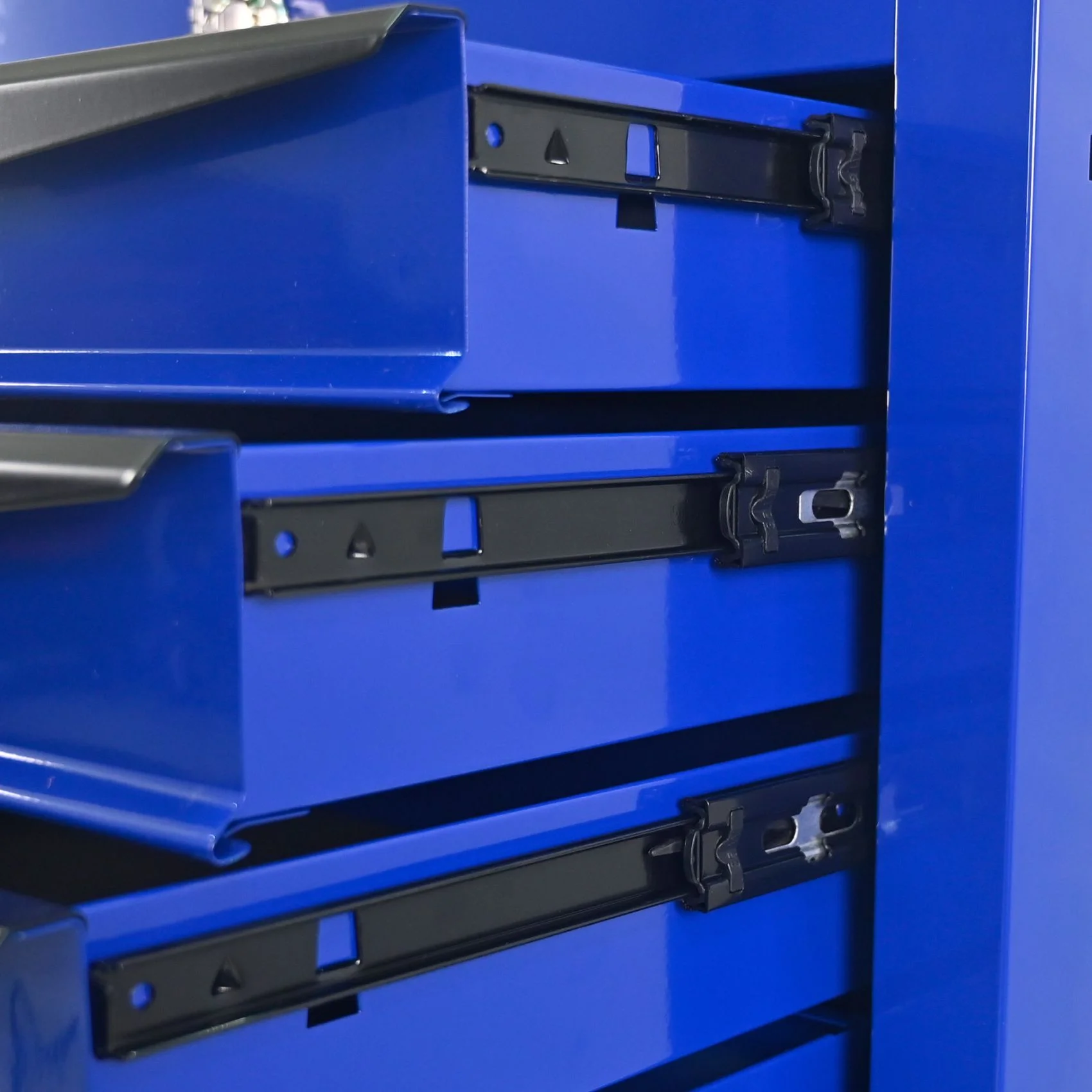FARONZE Rolling Metal Tool Chest with 7 Drawers, 20" Steel Storage Cabinet with Ball Bearing Slides, Black and Blue Finish - Image 15