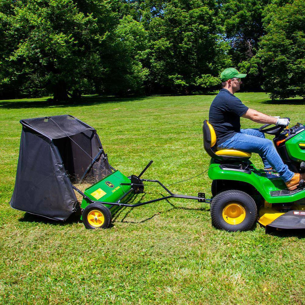 42 Tow-Behind Lawn Sweeper, 24 cu. ft. Capacity, Adjustable Brushes - Image 9