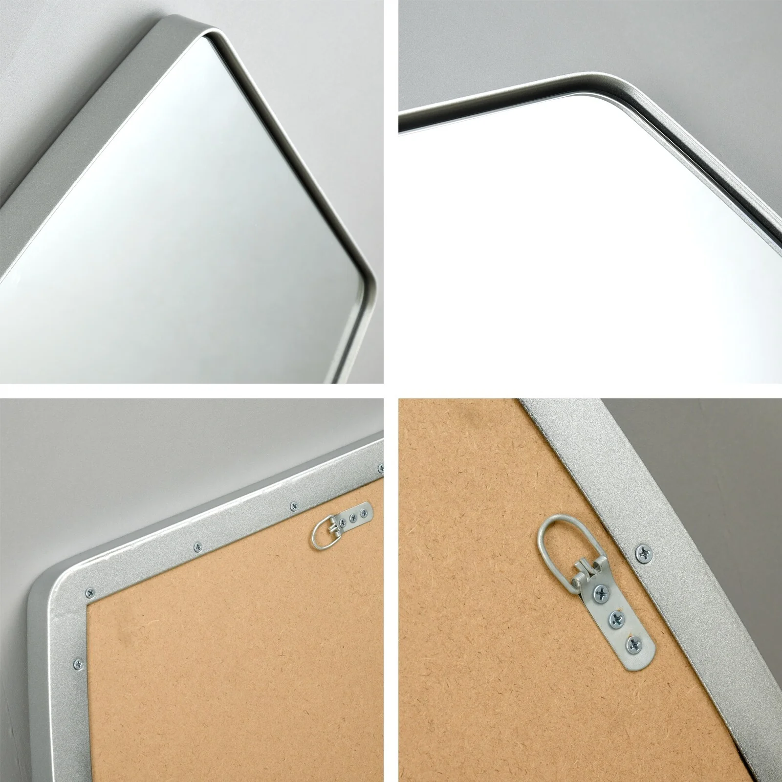 Modern Oblong Metal Wall Mirror, Decorative Elongated Hanging Mirror for Living Room, Bedroom and Entryway - Image 31