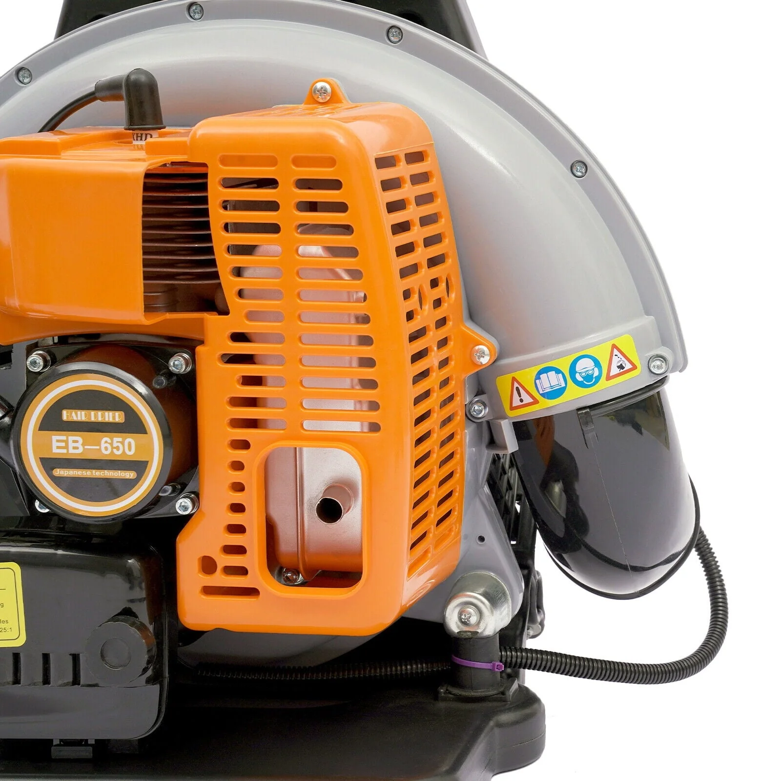 Miumaeov 63CC 2-Stroke Backpack Leaf Blower Gas Powered Backpack Grass Lawn Blower Leaf Blowers for Yard Road Cleaning Garden Lawn Care Tools - Image 8
