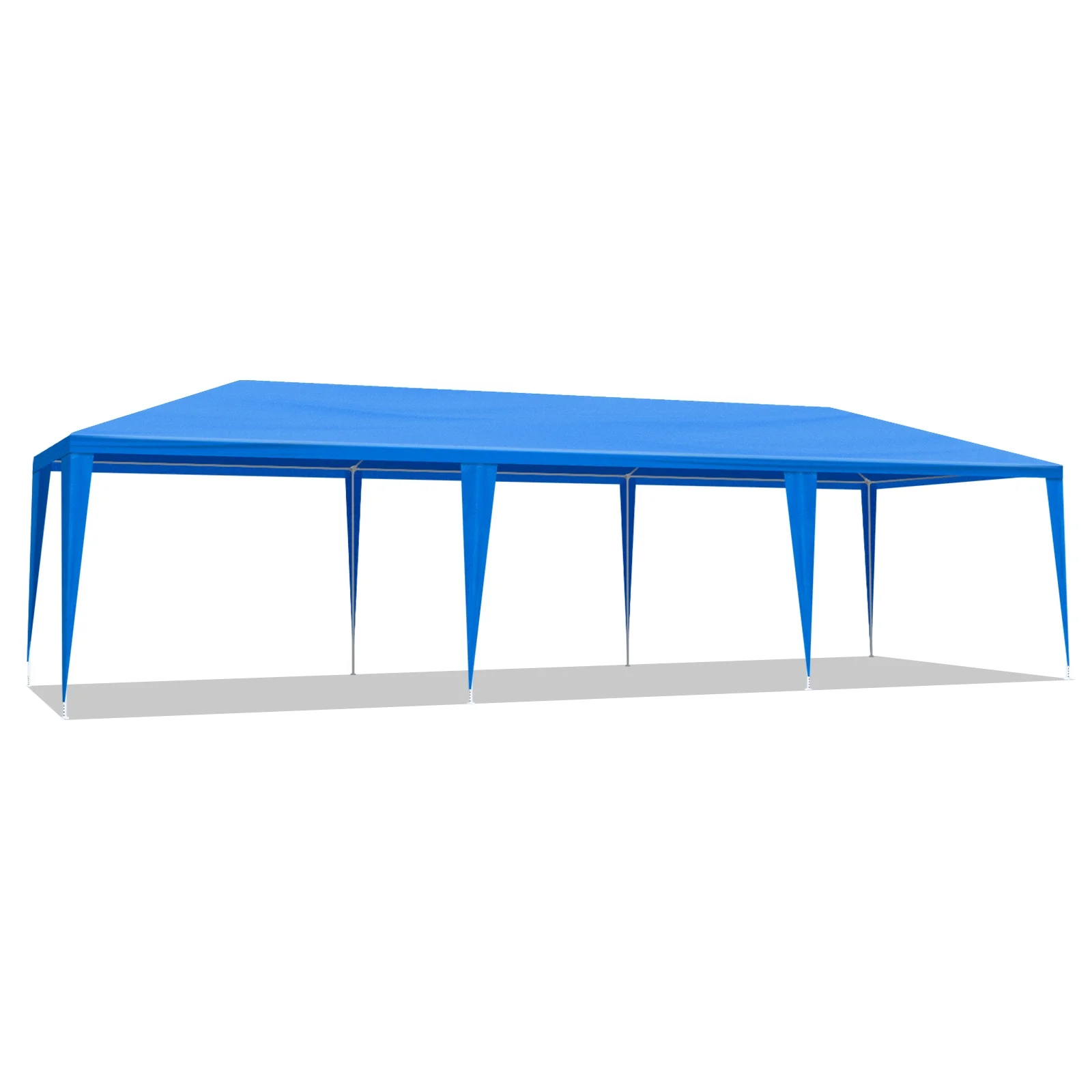 10'x30' Outdoor Party Tent with 8 Removable Sidewalls - Waterproof Canopy Patio Wedding Gazebo for Backyard Events, Blue - Image 7