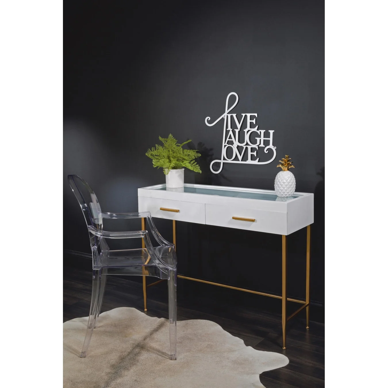 Live Laugh Love Wall Decor, Inspirational Metal Wall Art Sign for Living Room, Bedroom and Home Decoration - Image 6