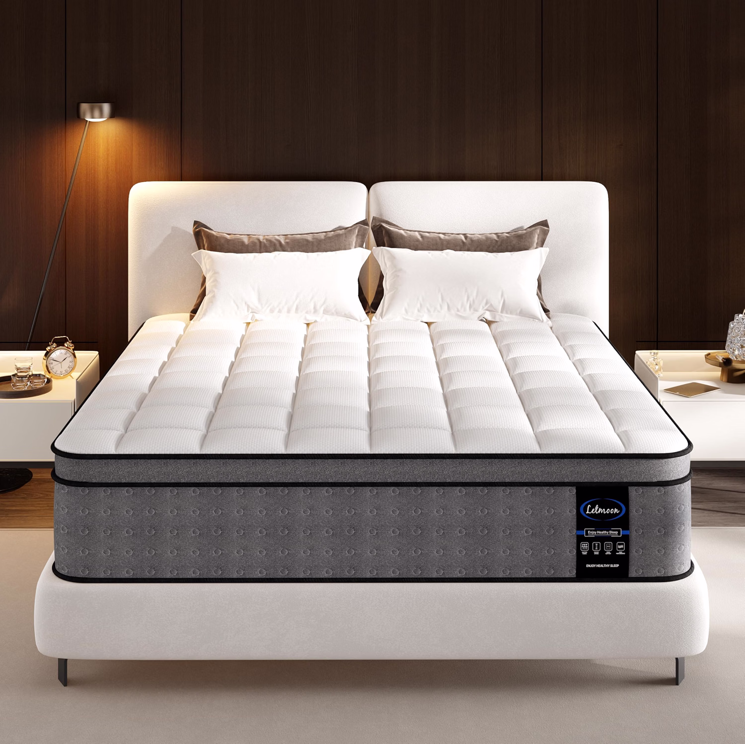 Luxury Twin Mattress, 8 Inch Hybrid Twin Size Mattress in a Box,Back Relief - Image 2