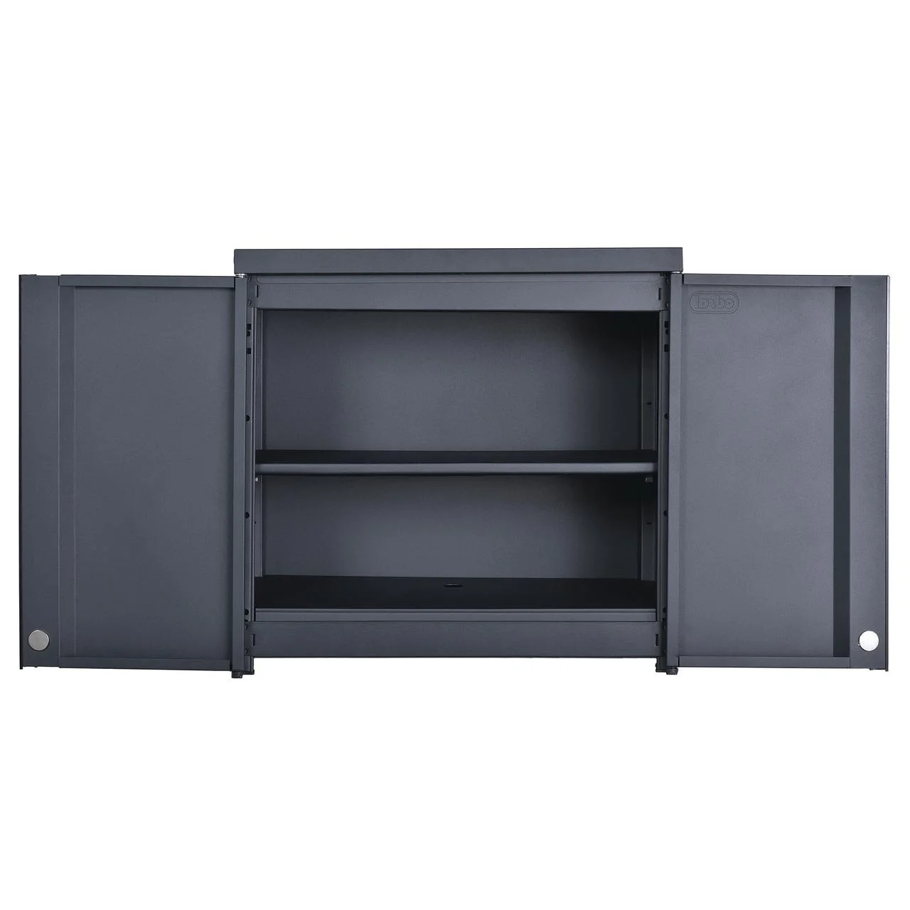 Edsal 28"W x 14"D x 26"H Garage Wall Mount Storage Cabinet, Black - Image 4