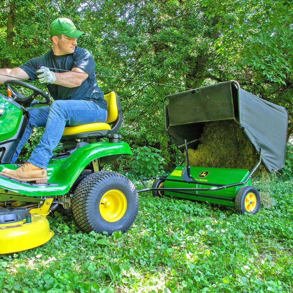 42 Tow-Behind Lawn Sweeper, 24 cu. ft. Capacity, Adjustable Brushes - Image 6