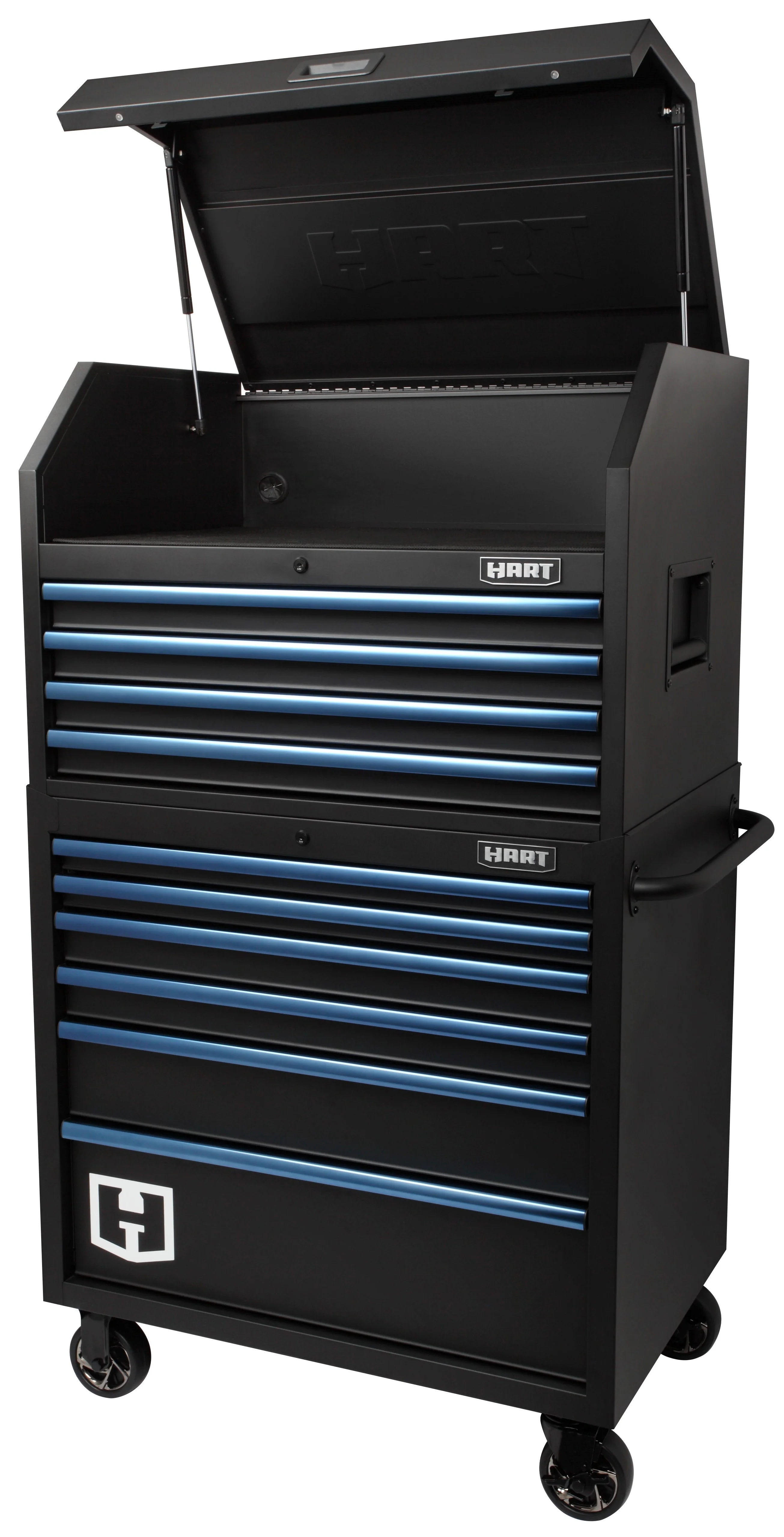 Hart 4-Drawer Steel Tool Chest Power Strip for Tool Storage - Image 2