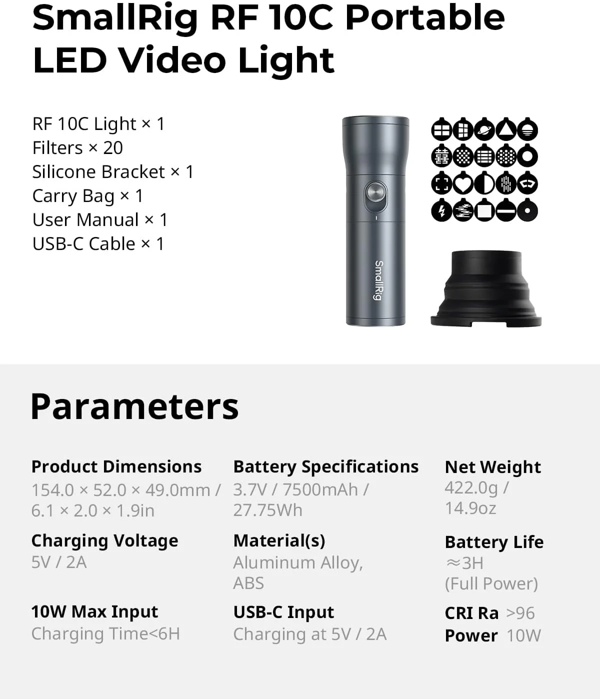 RGB LED Photography Flashlight, 4 Color Portable Fill Light for Photography, Video and Content Creation - Image 9