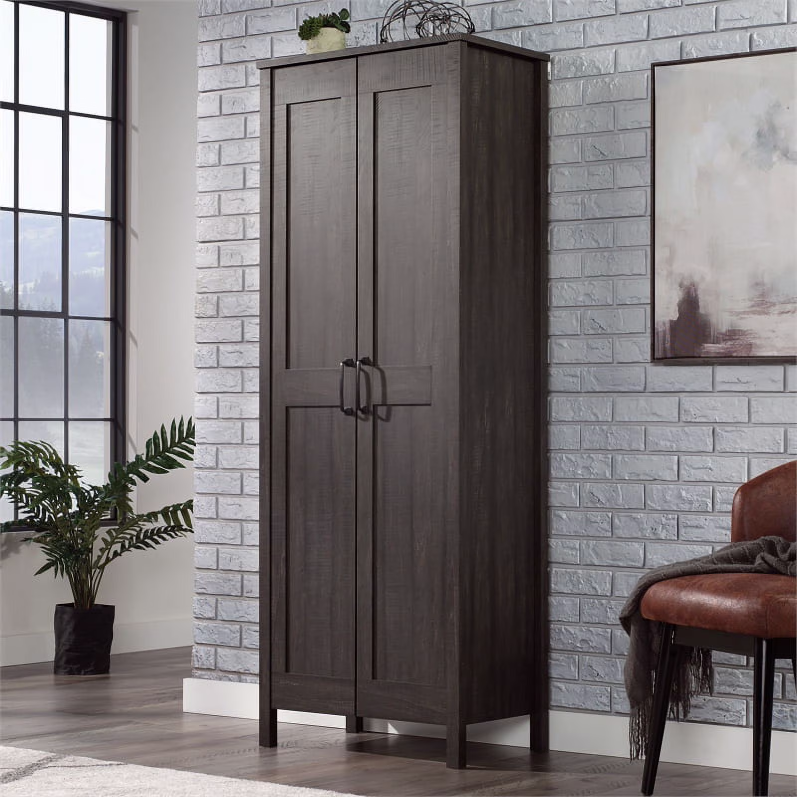 Sauder Two-Door Storage Cabinet, White Finish - Image 7