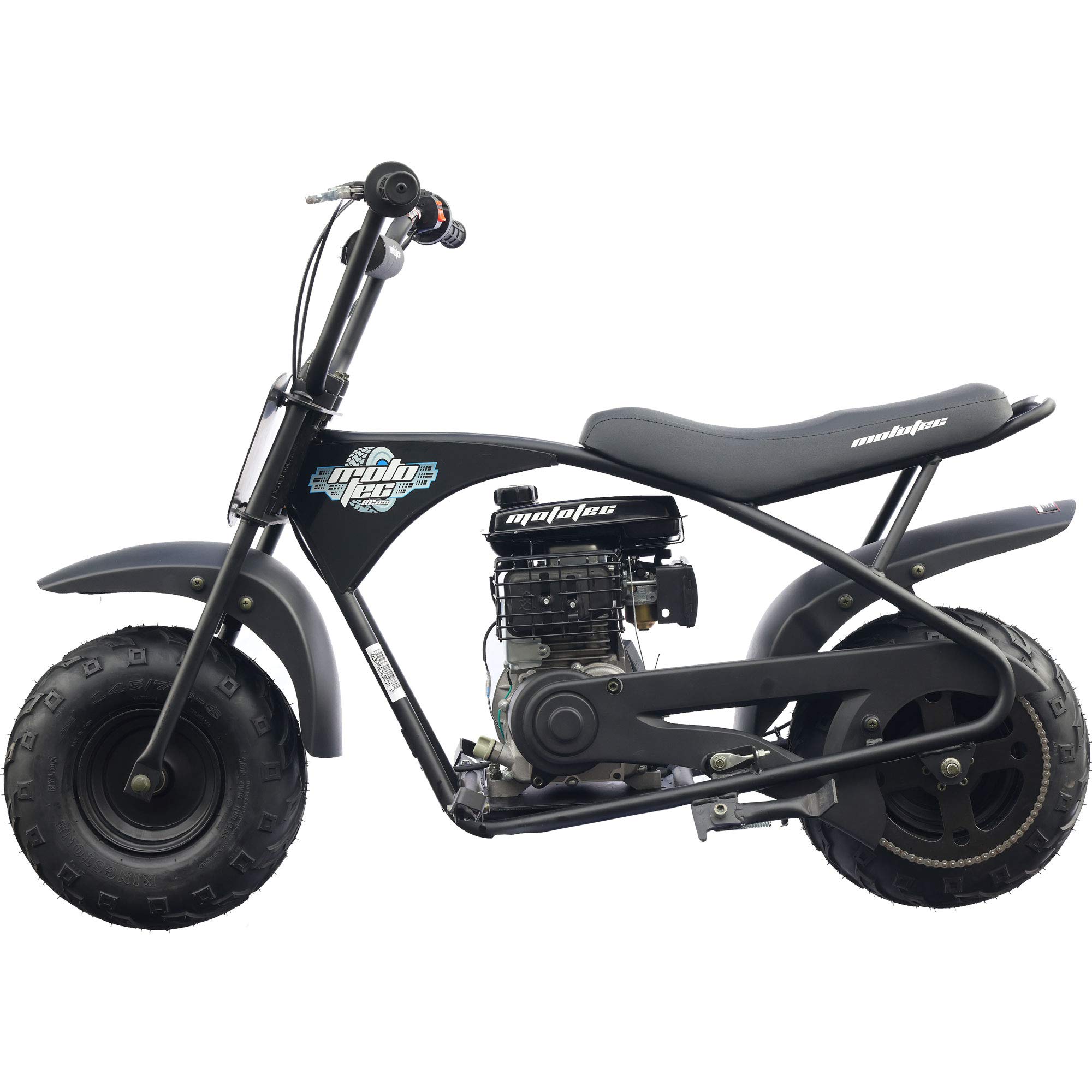 105cc 3.5HP Gas Powered Mini Bike, Black, (MT-MiniBike-105cc_Black) - Image 4