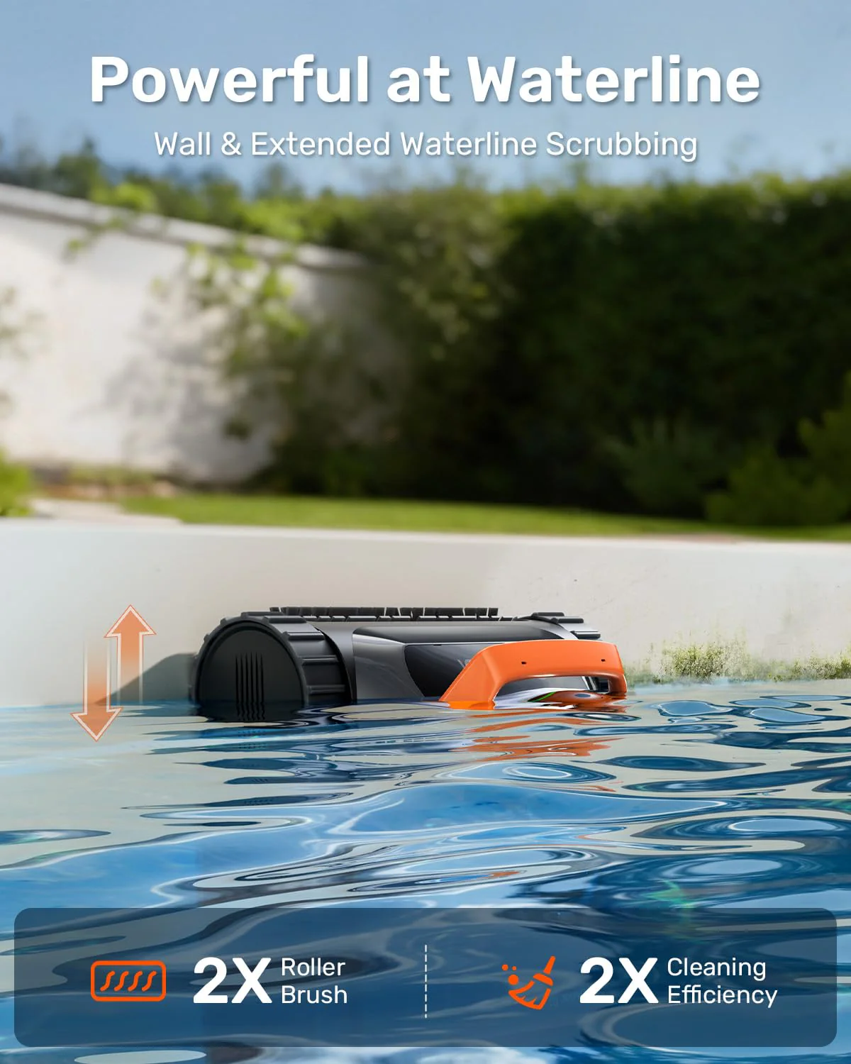 Cordless Robotic Pool Vacuum Cleaner, Smart Navigation with Wall and Waterline Cleaning - Image 4