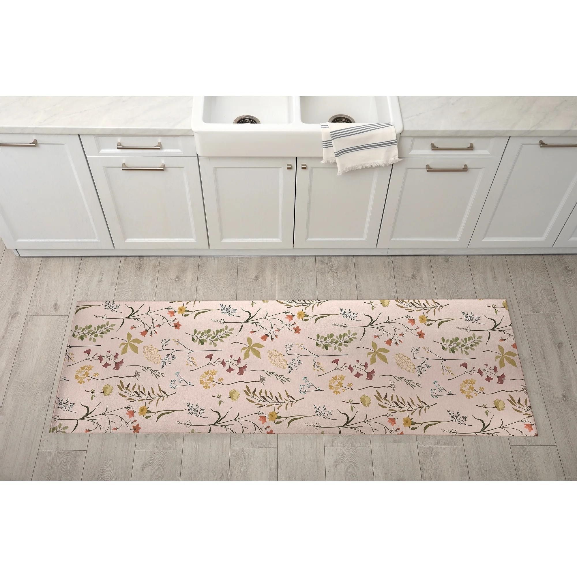 Fall Botanical Floral Kitchen Mat, Decorative Anti Fatigue Non Slip Floor Rug for Kitchen and Home Decor - Image 17