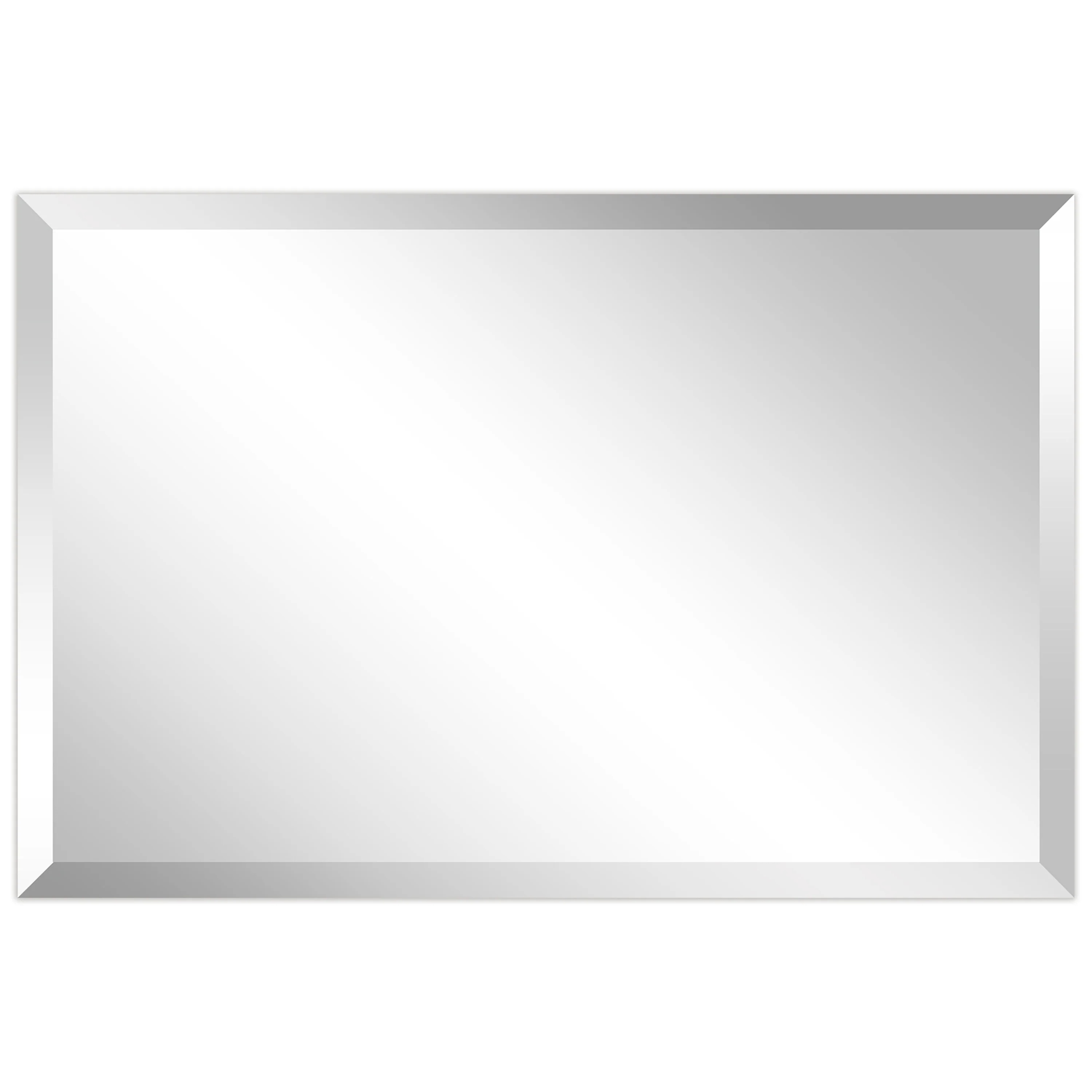 Frameless Beveled Prism Wall Mirror, Clear Square or Rectangular Decorative Mirror for Bathroom, Bedroom and Home Decor - Image 12