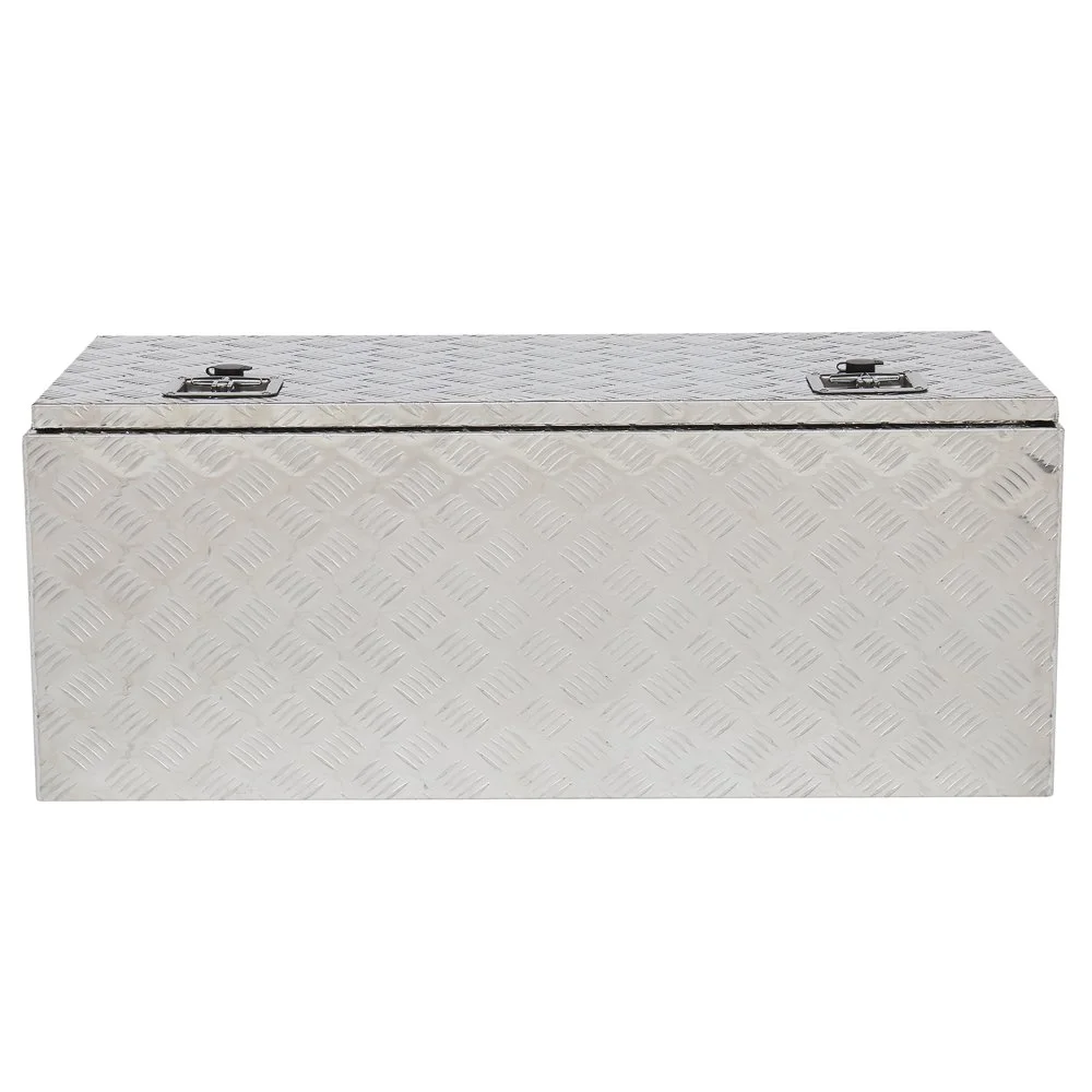 GZXS 36" Aluminum Storage Box Truck Underbody Toolbox Trailer RV Tool Heavy Duty Aluminum Tool RV ATV Trailer Storage Boxes W/Locks Keys Silver (36" x 18" x 17") - Image 15