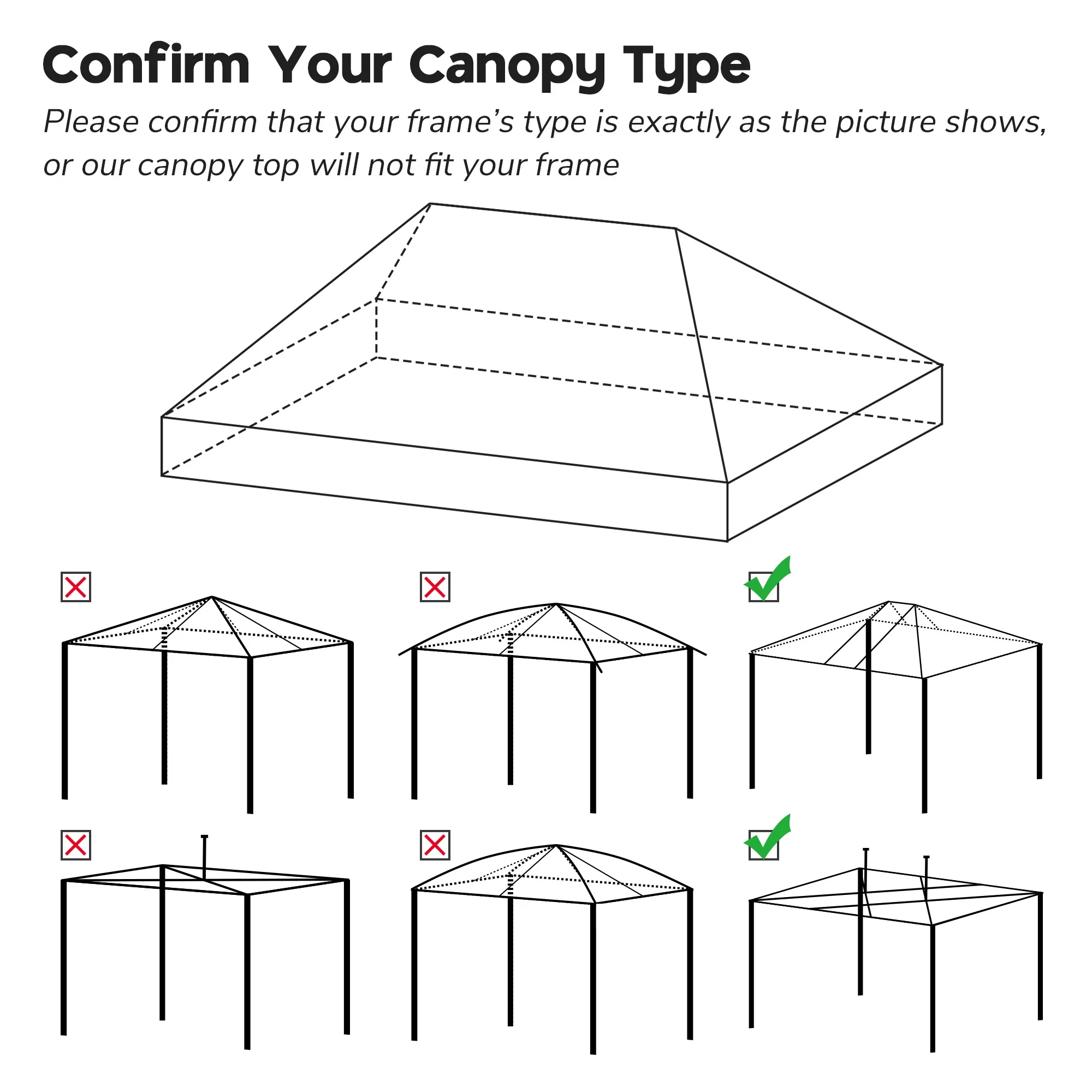 InstaHibit 10x20Ft Replacement Pop up Canopy Top Sunshade Cover Outdoor Patio - Image 8