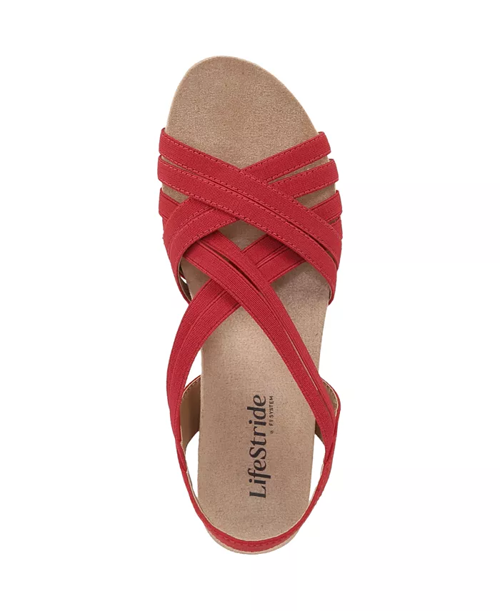 Women's Strappy Wedge Sandals, Open Toe Platform Summer Shoes for Casual and Dress Wear - Image 5
