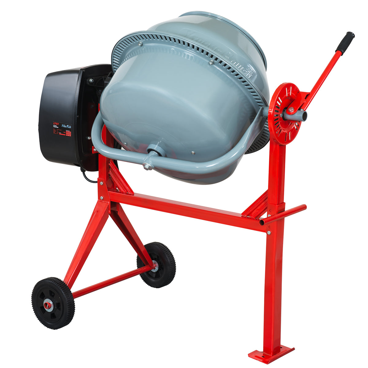 4 cu. ft. 500W Portable Electric Cement Mixer for Concrete and Mortar - Image 4