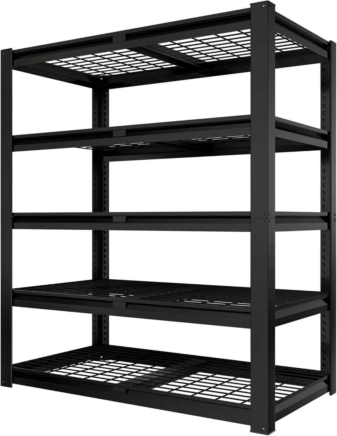 Heavy Duty Wire Storage Shelves -C Adjustable Industrial Metal Shelving Unit -C Utility Shelf for Garage, Warehouse, Basement, Pantry, Commercial - Image 11