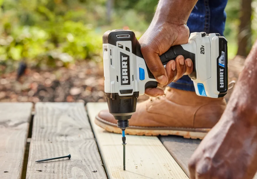 HART 20-Volt Cordless 1/4- Hex Impact Driver 2-Pack 4AH Battery Kit Bundle - Image 4