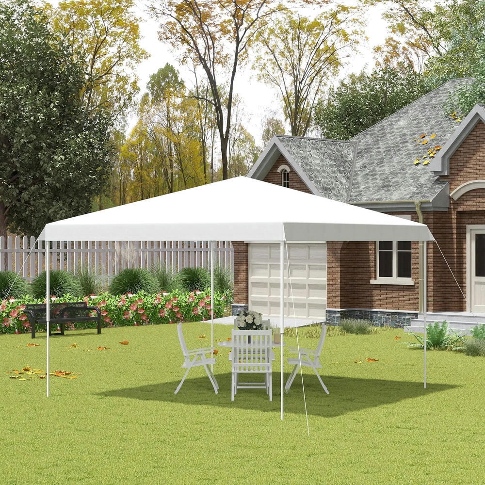 Barara King Outdoor Canopy Tent, Patio Portable Canopy,13' x 13' Pop Up Canopy Tent, Instant Sun Shelter, Tents for Parties,White - Image 2