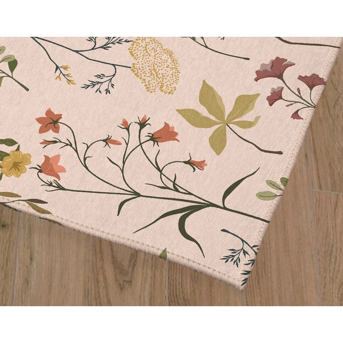 Fall Botanical Floral Kitchen Mat, Decorative Anti Fatigue Non Slip Floor Rug for Kitchen and Home Decor - Image 6