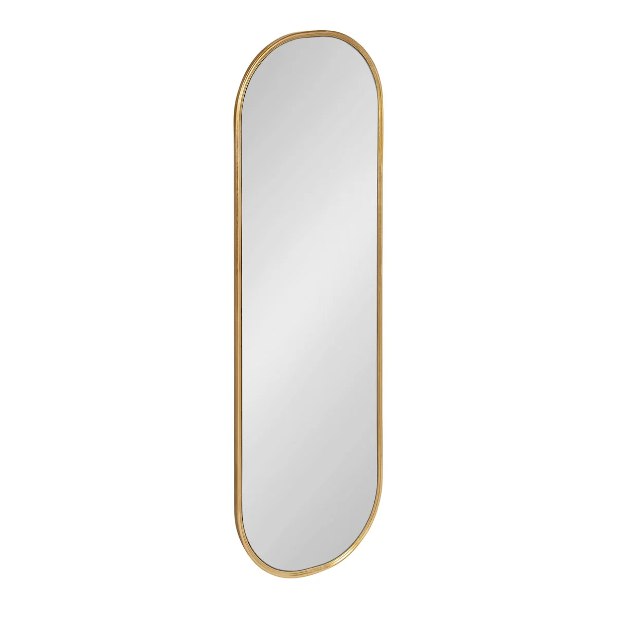Modern Capsule Framed Wall Mirror, Decorative Oval Accent Mirror for Living Room, Bedroom and Entryway - Image 5