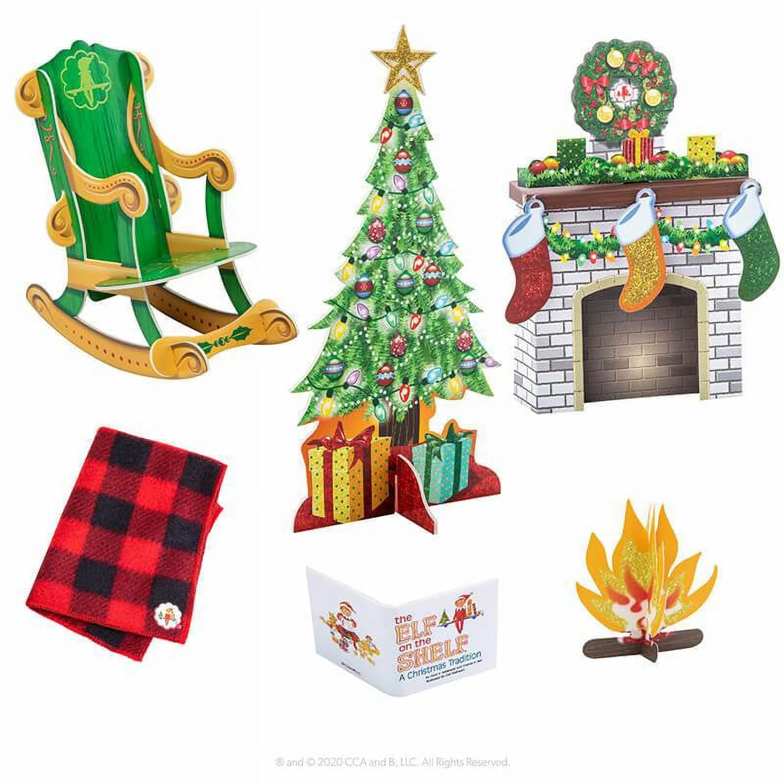 The Elf on the Shelf Cozy Christmas Story Time Rocking Chair - Image 2