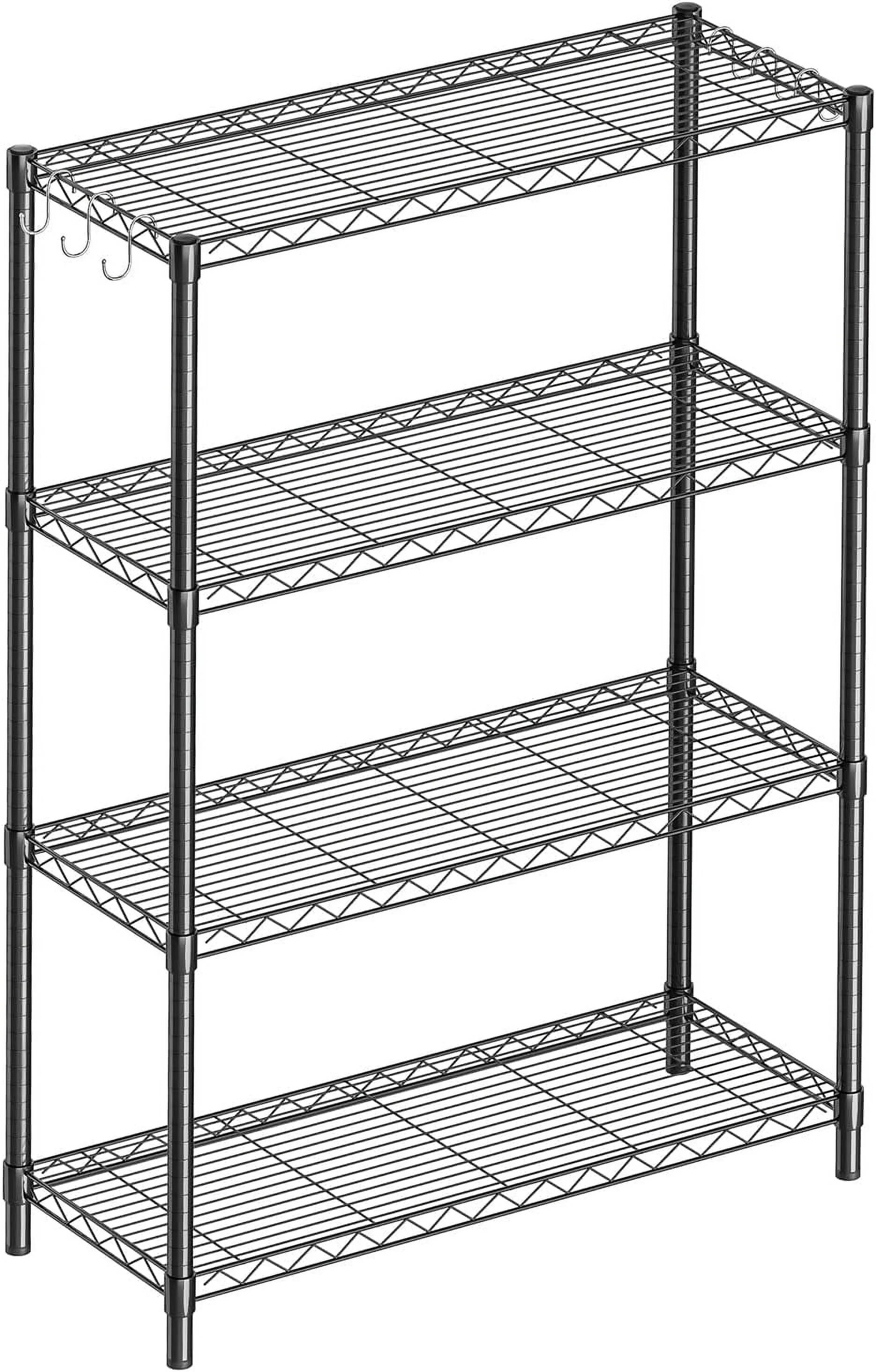 3-Shelf Adjustable Metal Shelf Wire Shelving Storage Rack for Office,Kitchen,Bedroom,Bathroom,Laundry,Pantry Basement,Garage(Chrome,36" L x 14" W x 30" H) - Image 6