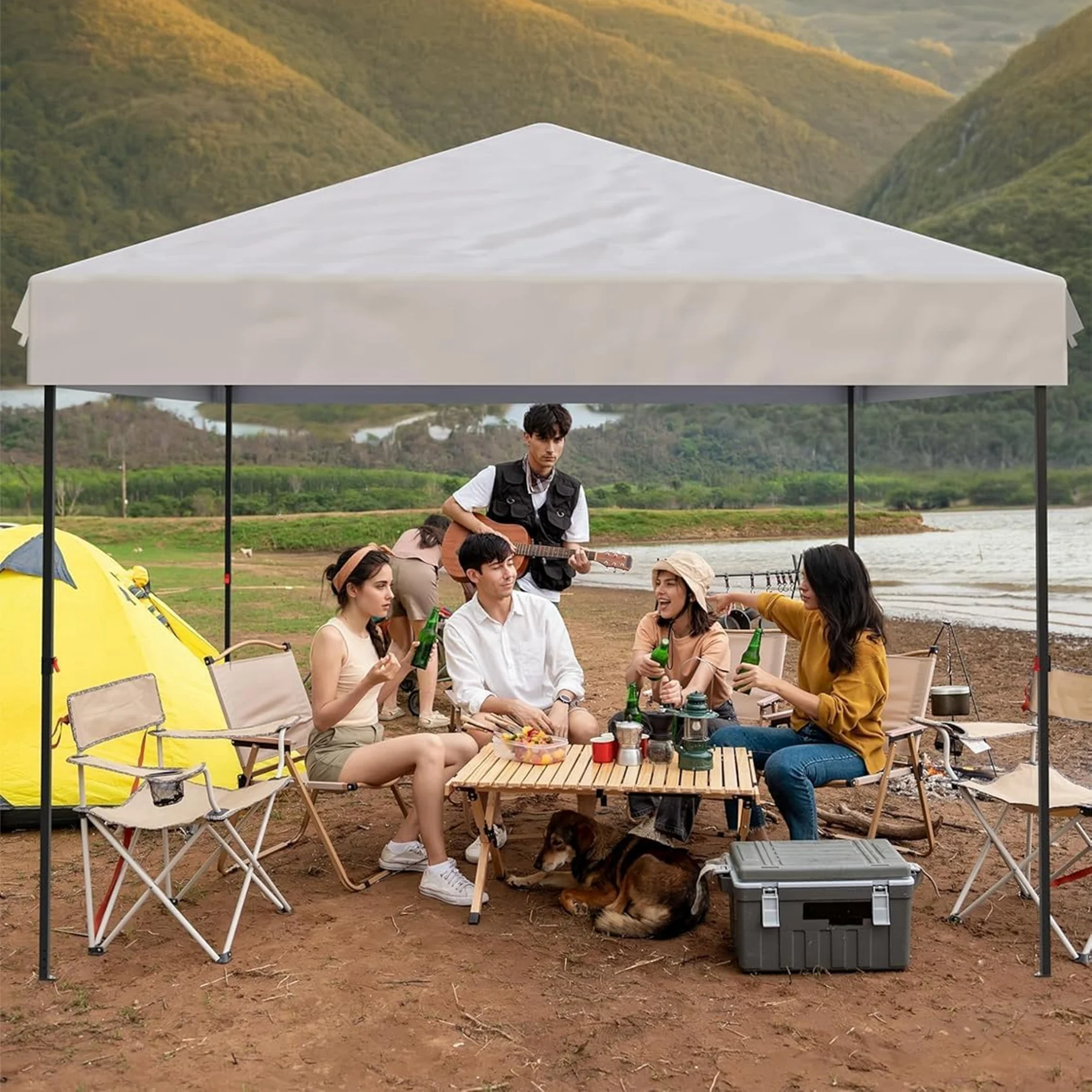 Arigeas Pop Up Canopy Tent 10'x10' with Adjustable Height, Easy Outdoor Sun Shade Shelter for Party, Event, Patio - Image 41