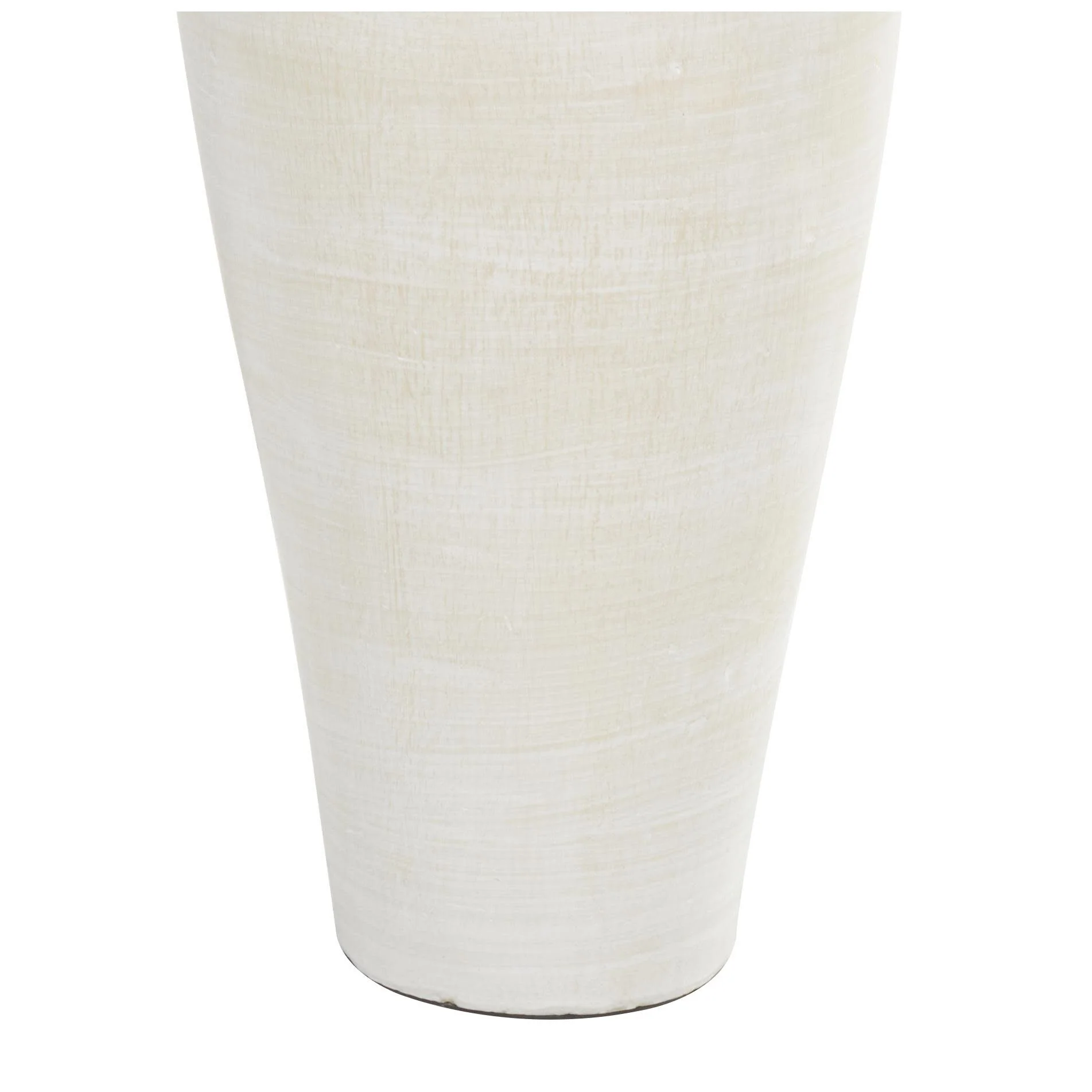 Tall Ceramic Amphora Floor Vase, White Decorative Vase for Home Decor - Image 3
