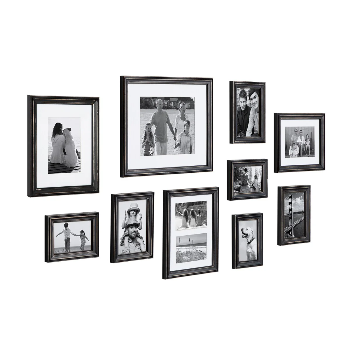 10-Piece Wood Gallery Wall Picture Frame Set, Decorative Photo Display Frames for Living Room, Bedroom and Home Decor - Image 47