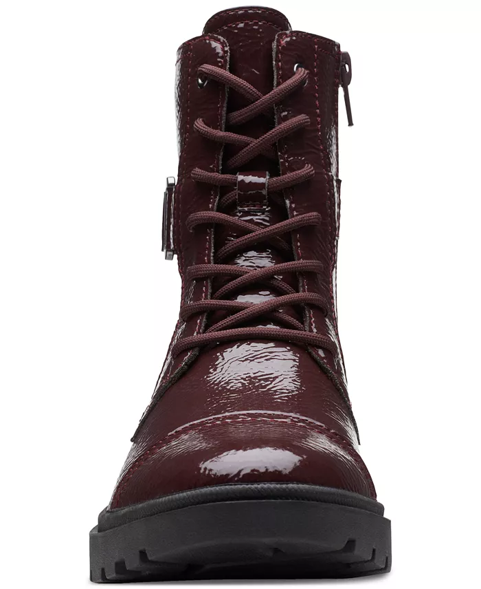 Women's Lace-Up Buckle Ankle Boots, Stylish Casual Boots with Decorative Details for Everyday Wear - Image 4
