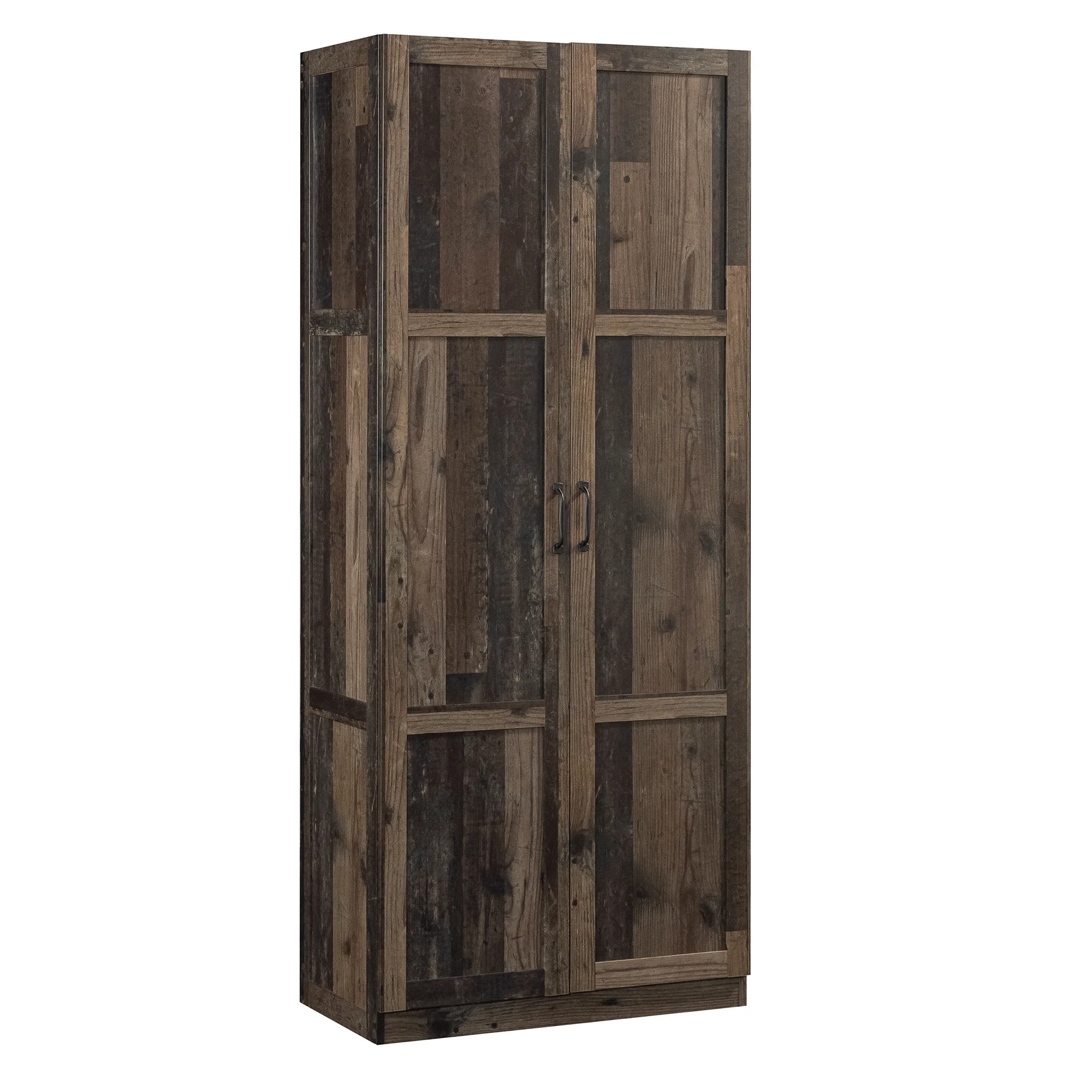 Sauder Select 2 Door Storage Cabinet, Reclaimed Pine Finish - Image 13