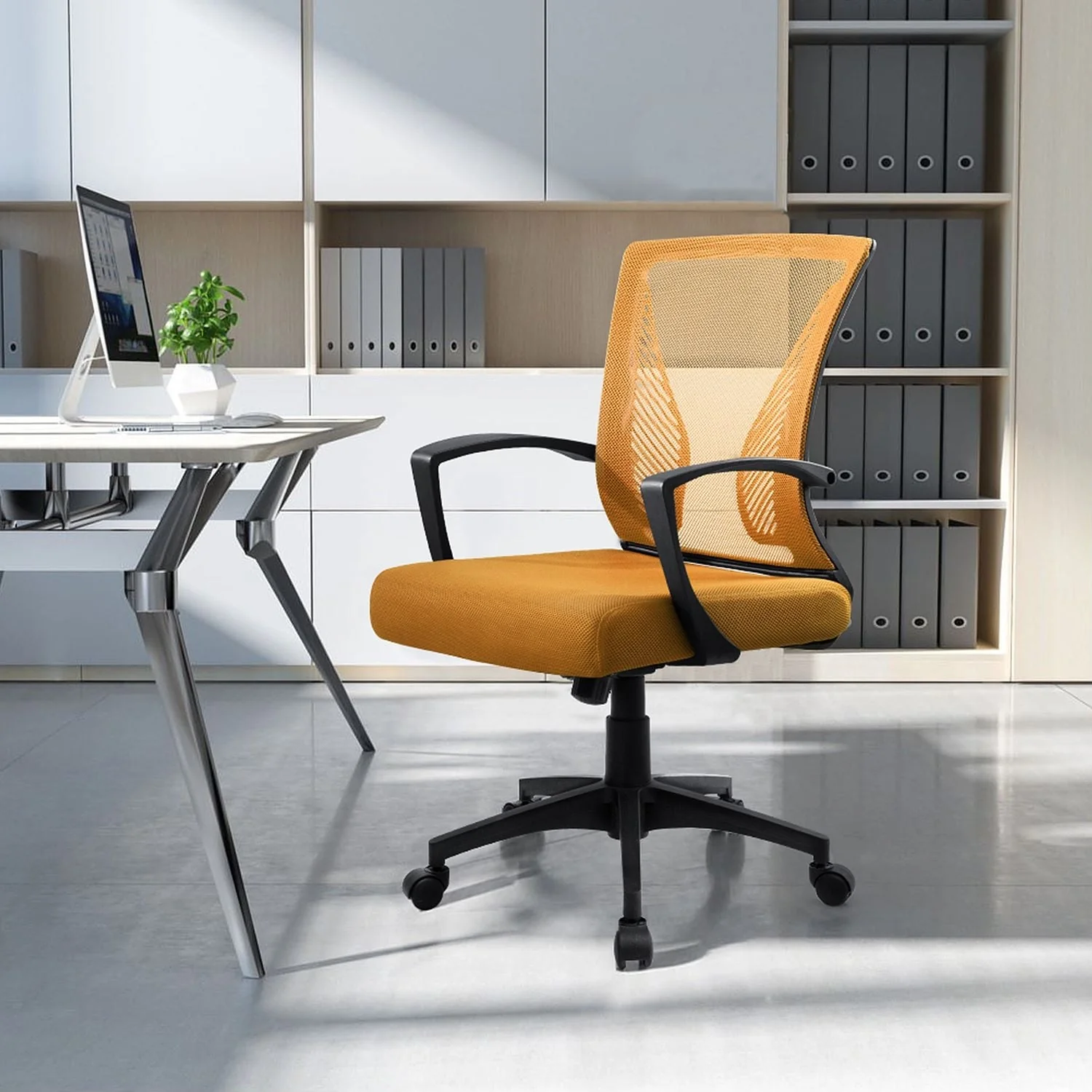 Ergonomic Mesh Office Chair with Lumbar Support, Breathable Computer Desk Chair - Image 60